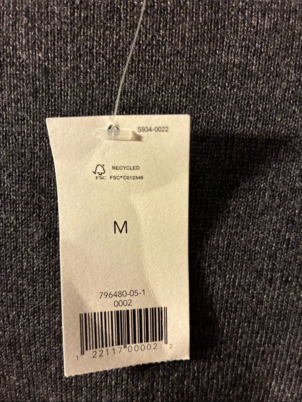 NWT Banana Republic Men's Sweater -Size M  Gray Italian Merino Wool by Bafuffo